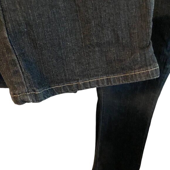 Units Women‎ Straight Dark Grey Faded Black Jeans Plus Size 18 - Picture 7 of 7